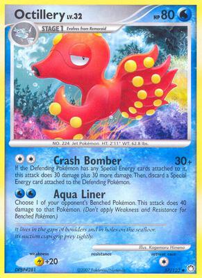 Octillery card from Mysterious Treasures