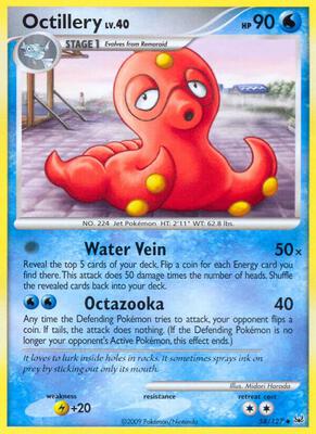Octillery card from Platinum