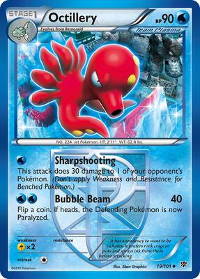 Octillery (Team Plasma) card from Plasma Blast