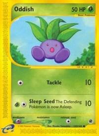 Oddish card from Expedition