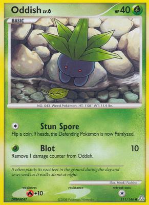 Oddish (111) card from Legends Awakened