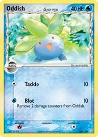 Oddish (Delta Species) card from EX Holon Phantoms