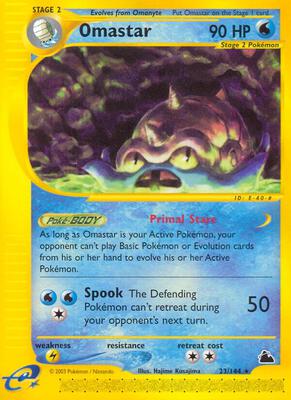 Omastar card from Skyridge