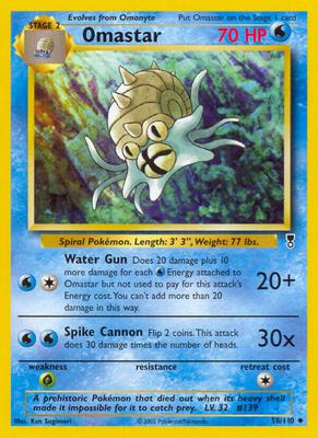 Omastar card from Legendary Collection
