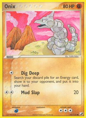 Onix card from EX Unseen Forces