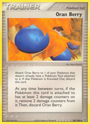 Oran Berry card from EX Emerald