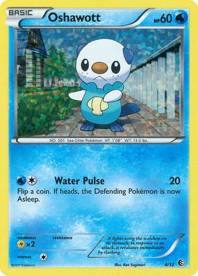Oshawott - 4/12 card from McDonald's Promos 2011