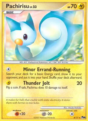 Pachirisu card from POP Series 6