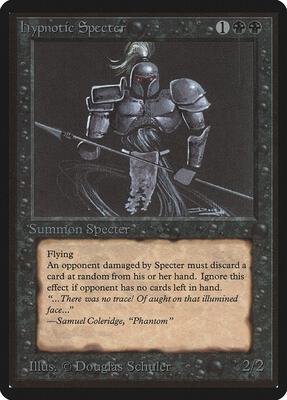 Hypnotic Specter card from Beta Edition