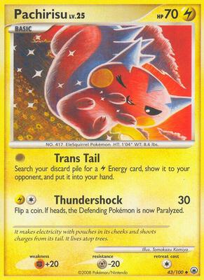 Pachirisu card from Majestic Dawn