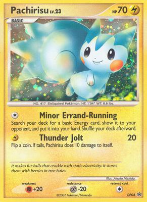 Pachirisu - DP04 card from Diamond and Pearl Promos