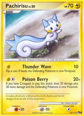 Pachirisu card from POP Series 9