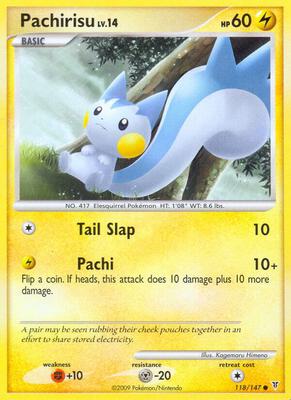 Pachirisu card from Supreme Victors