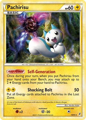 Pachirisu card from Call of Legends