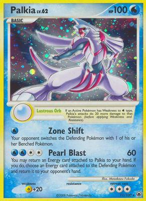 Palkia card from Majestic Dawn