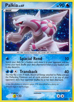 Palkia - DP27 card from Diamond and Pearl Promos