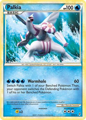 Palkia card from Call of Legends