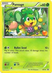 Pansage - BW14 card from Black and White Promos