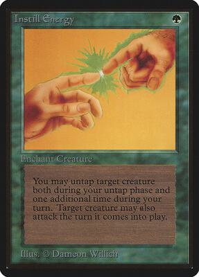 Instill Energy card from Beta Edition