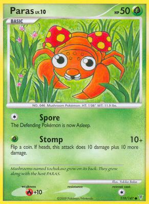 Paras card from Supreme Victors
