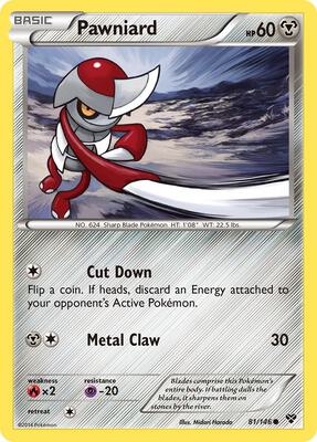 Pawniard card from XY Base Set