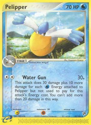 Pelipper card from EX Sandstorm