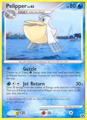 Pelipper card from Great Encounters