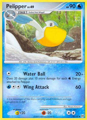Pelipper (45) card from Arceus