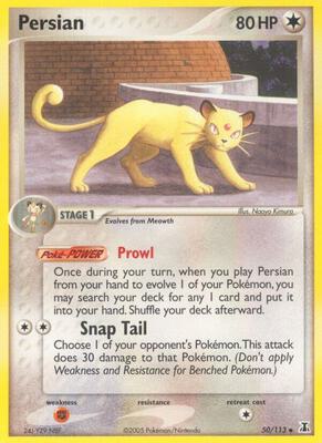 Persian card from EX Delta Species