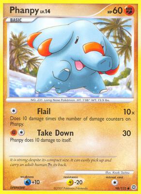 Phanpy card from Secret Wonders