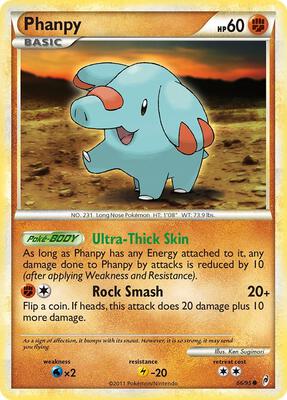 Phanpy card from Call of Legends
