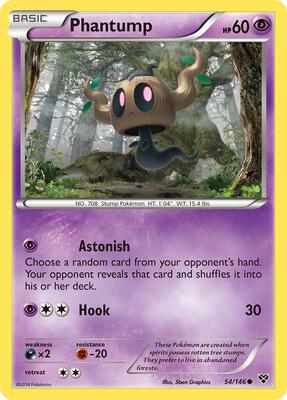 Phantump card from XY Base Set