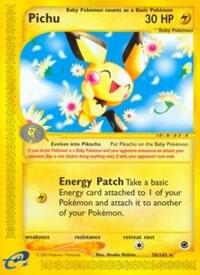 Pichu (58) card from Expedition