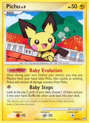 Pichu card from Arceus