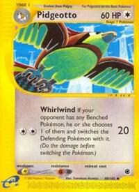 Pidgeotto card from Expedition