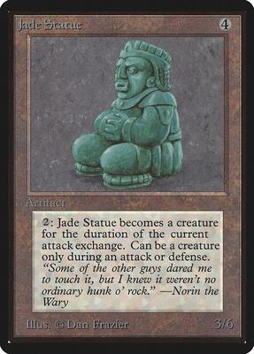 Jade Statue card from Beta Edition