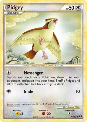 Pidgey card from Triumphant