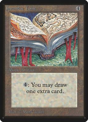 Jayemdae Tome card from Beta Edition