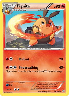 Pignite card from Boundaries Crossed