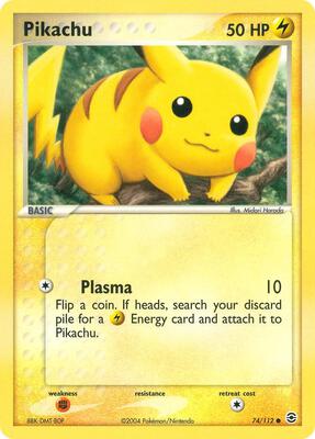 Pikachu card from EX FireRed & LeafGreen