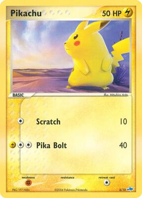 Pikachu card from EX Trainer Kit 1: Latias & Latios