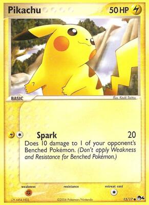 Pikachu card from POP Series 4