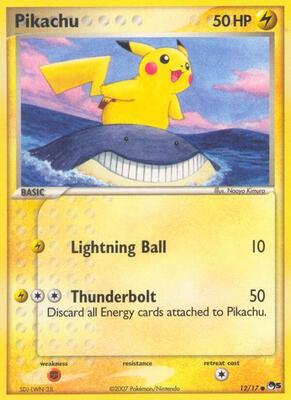 Pikachu card from POP Series 5