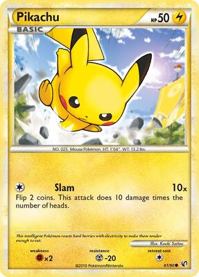 Pikachu card from Undaunted