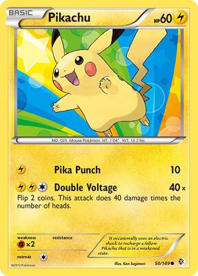 Pikachu card from Boundaries Crossed