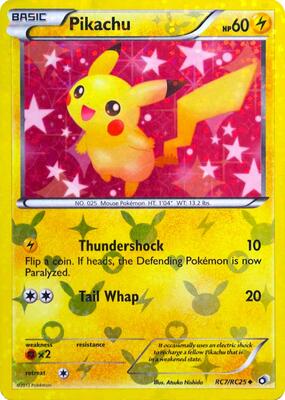 Pikachu card from Legendary Treasures: Radiant Collection