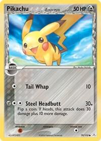 Pikachu (Delta Species) card from EX Holon Phantoms
