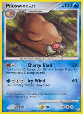 Piloswine card from Legends Awakened