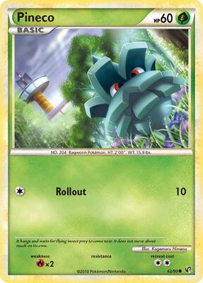 Pineco (62) card from Undaunted