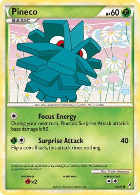 Pineco card from Call of Legends